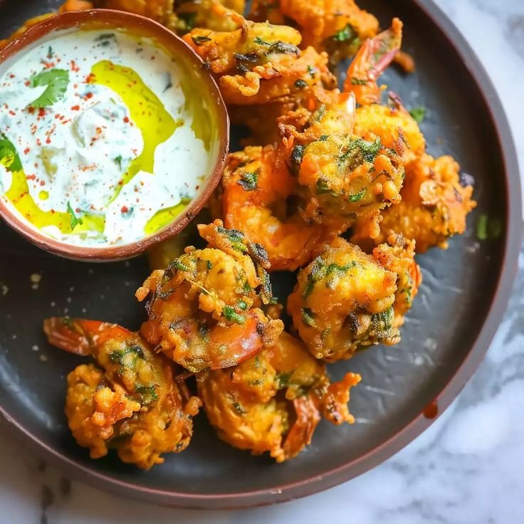 Prawn pakora