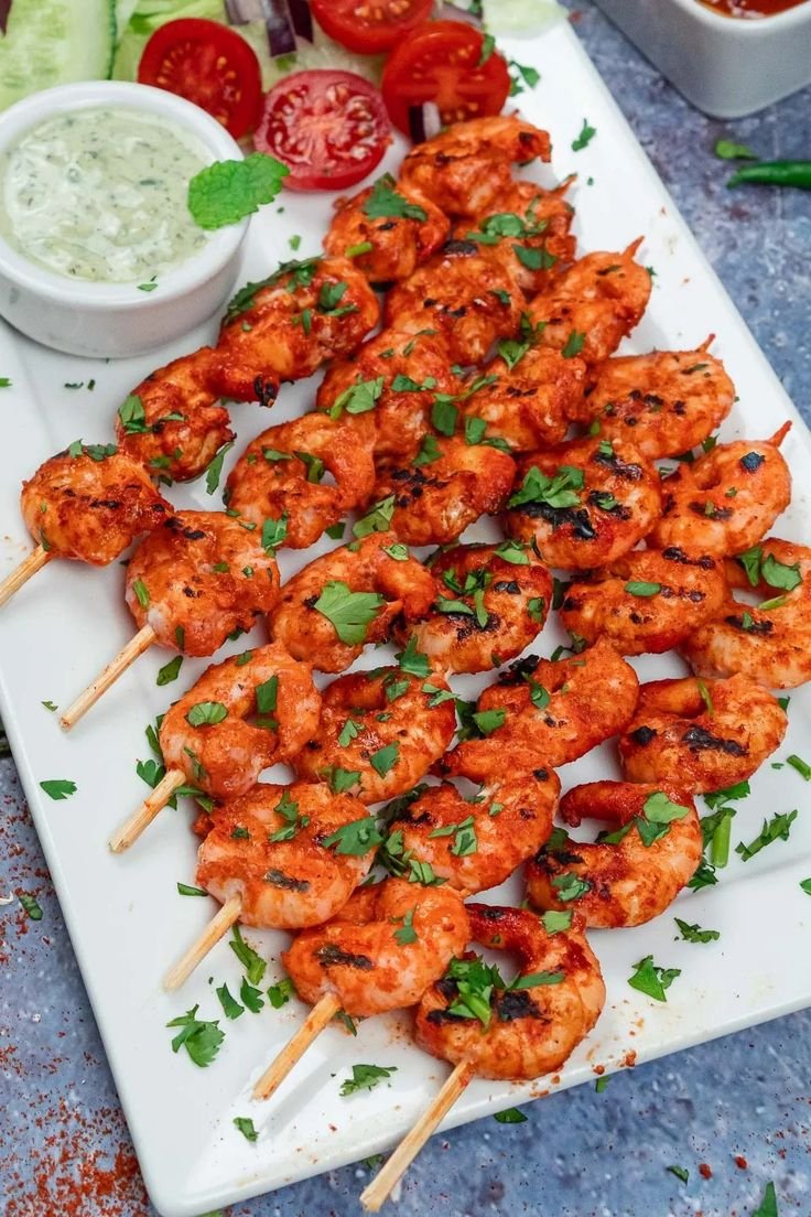 Tandoori prawn